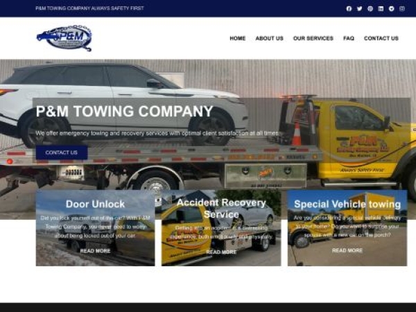 pandmtowingcompany.com